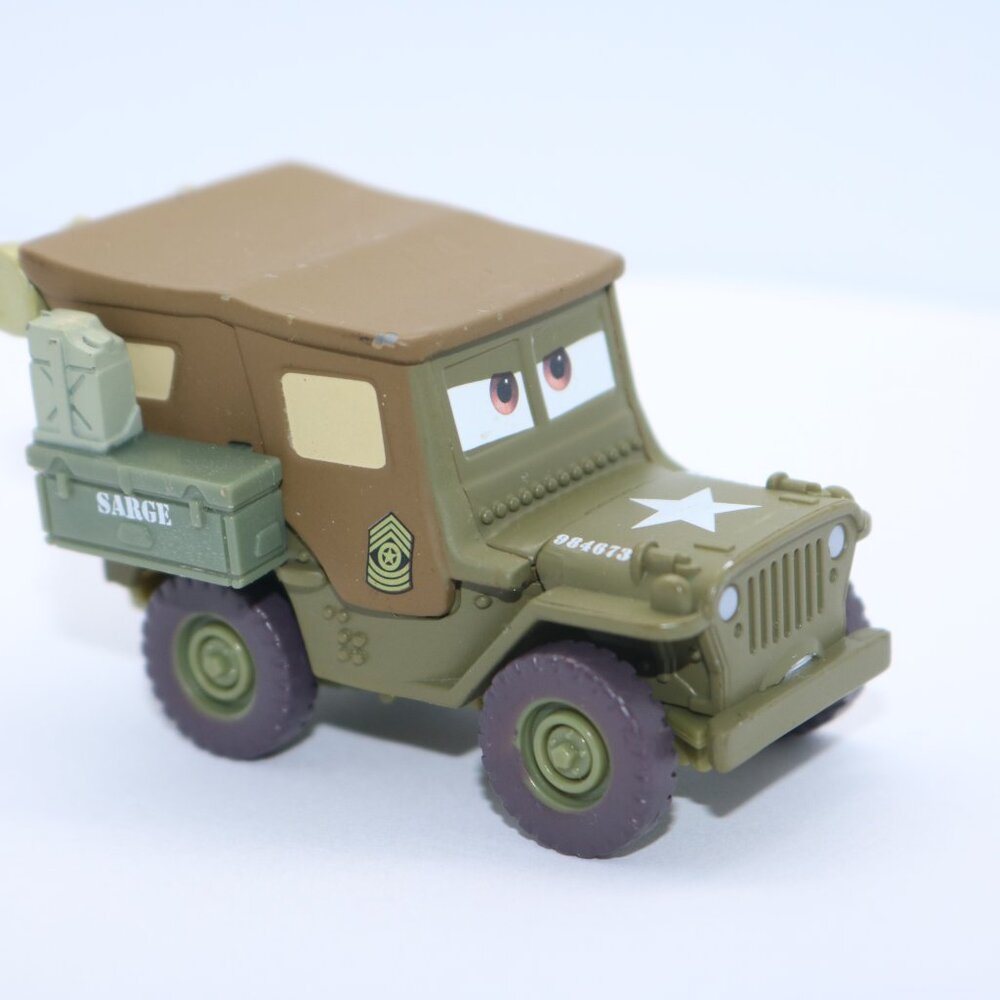 Disney Pixar Cars diecast "Sarge" toy excellent condition